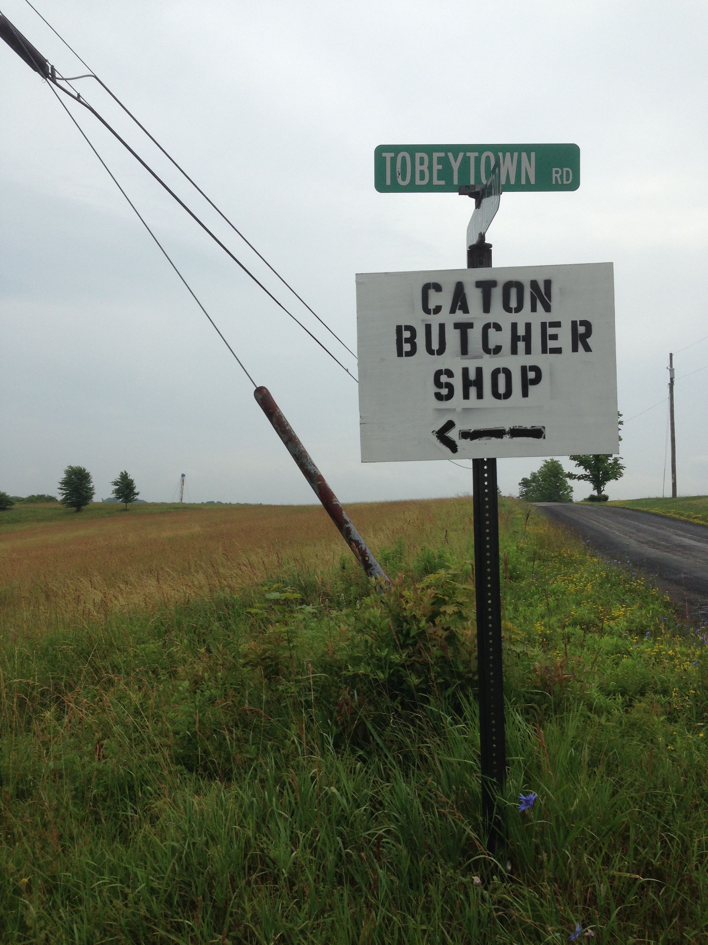 Caton Butcher Shop Sign