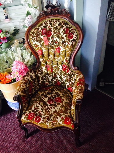 Flowered chair